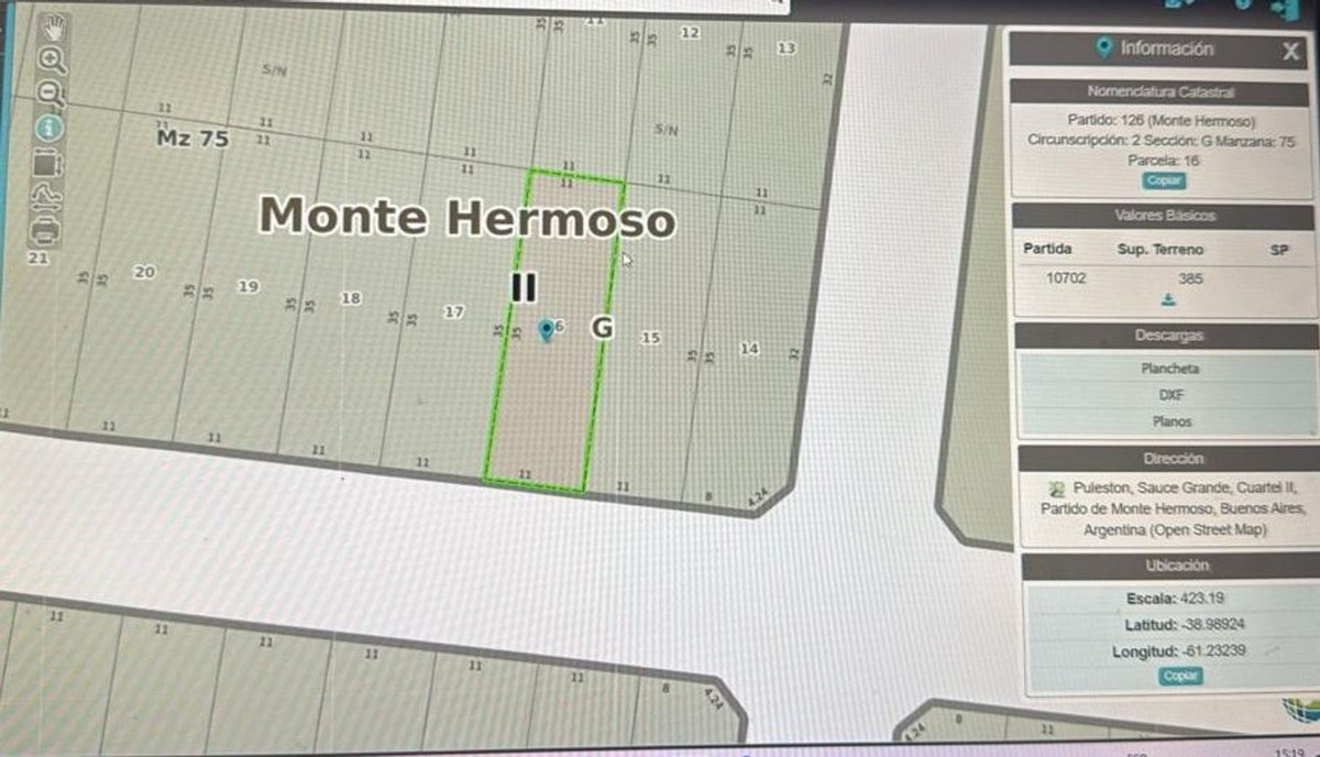 Lote en Venta en Monte Hermoso, Buenos Aires Interior