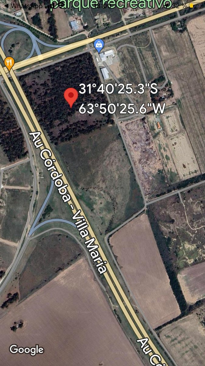 Campo en Venta en Rio Segundo, Cordoba